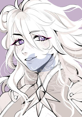 Sketch bust for Elissinia