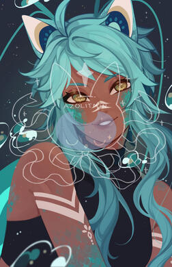 Rendered bust for Ethelune