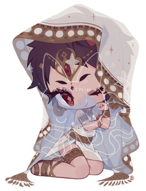 Rendered chibi for Sapphu